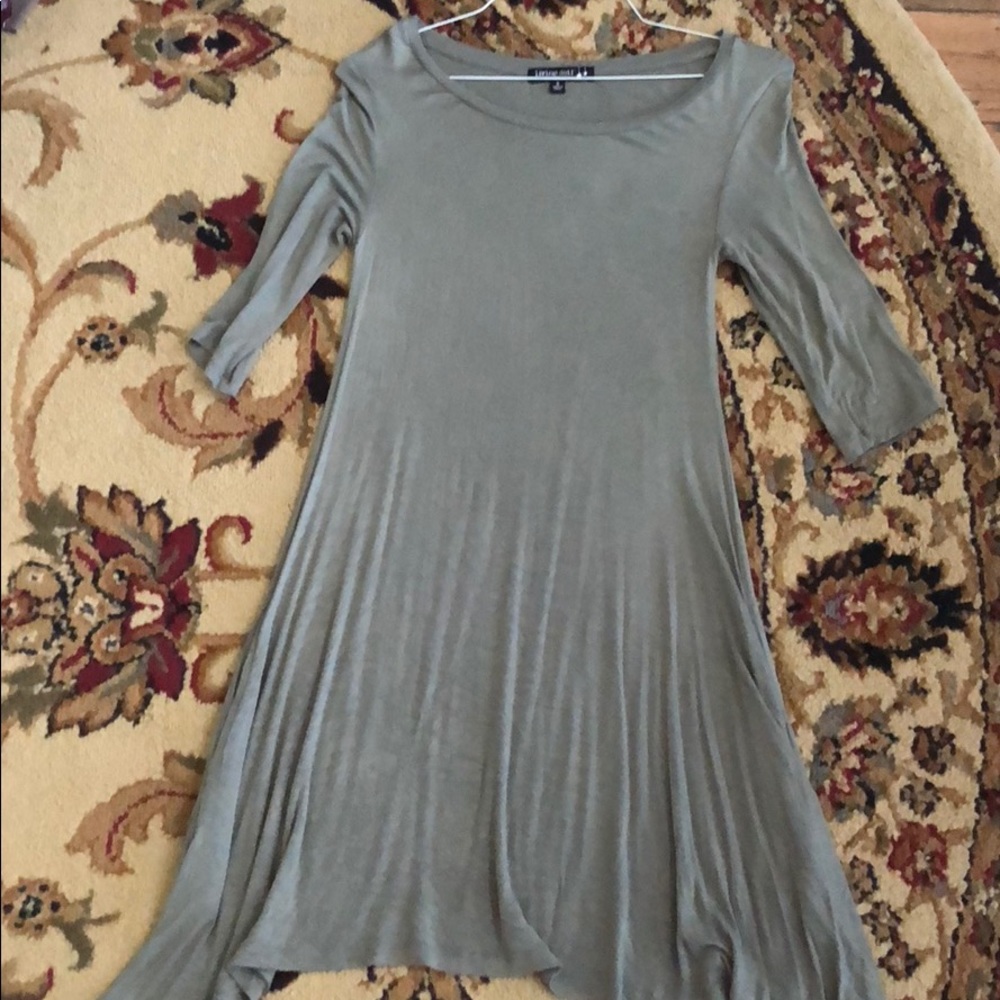 Camp green dress